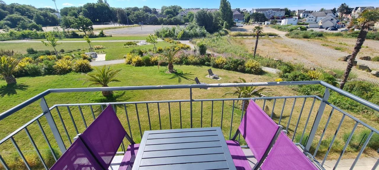 Appartement Devant La Plage Avec Piscine Конкарно Екстер'єр фото
